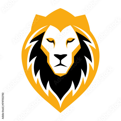 lion head vector illustration