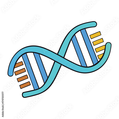 A sleek DNA logo TV design featuring intertwining double helix strands forming the screen, symbolizing innovation, science, and technology with a modern, futuristic look.
