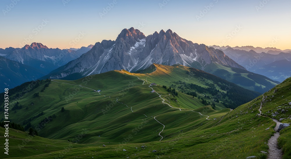 Fototapeta premium mountains landscape
