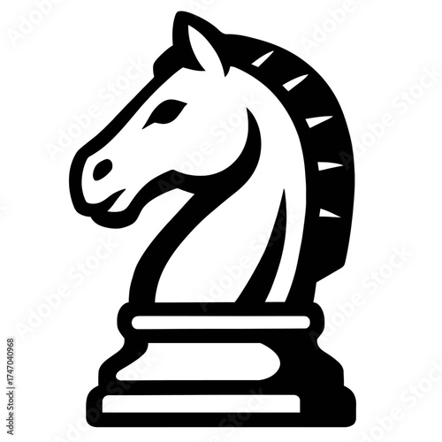 Chess Knight Horse Vector