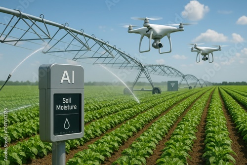 Drone Monitoring Crop Health System for Smart Agriculture and Precision Farming