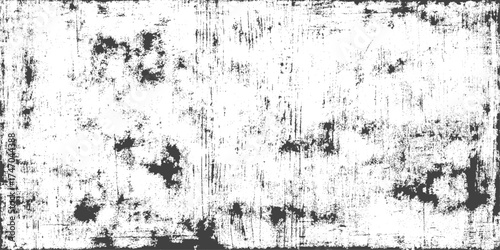 Wallpaper Mural Vector distressed texture with grunge of black and white background. Black and white grunge. dust and grunge grain texture distorted grange shape .Texture of old wall.	 Torontodigital.ca