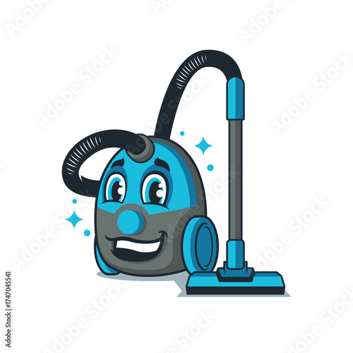 vacuum cleaner abstract logo modern style