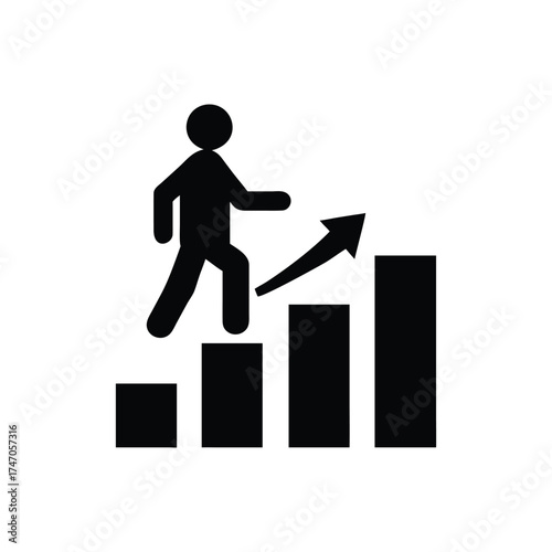 Career Progress Arrow Icon
