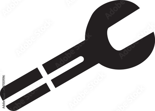 wrench and bolt tighter for general worker vector illustration, home tool vector illustration