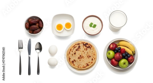 Wallpaper Mural Healthy Breakfast Food, Fresh Morning Meal Torontodigital.ca