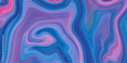 Abstract colorful wave pattern texture design with light and motion, a seamless fractal illustration backdrop of liquid silk swirls in blue and purple art. decor, water, swirl, waves, vector, fabric, 
