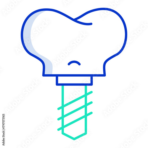 map distance outline color icon design