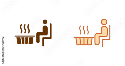 Steam Room Vector Icon