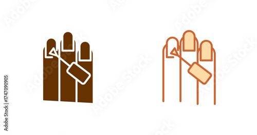 Nail Art Vector Icon