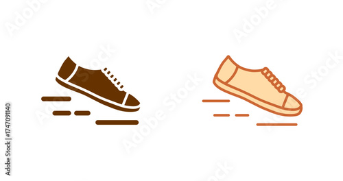 Running Shoes Vector Icon