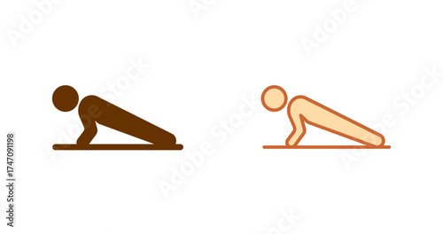 Push up Vector Icon