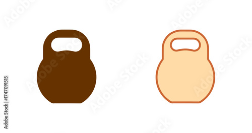 Kettlebell Vector Icon