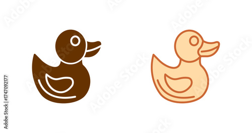 Duck Vector Icon