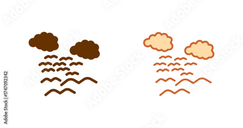 Bird Migration Vector Icon
