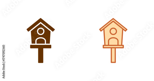 Birdhouse Vector Icon