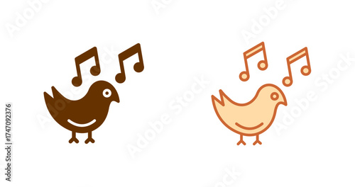 Birdsong Vector Icon