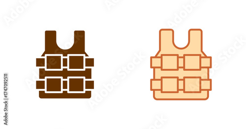 Bulletproof Vest Vector Icon