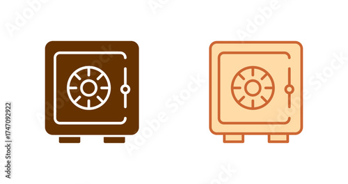 Safe Deposit Box Vector Icon