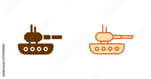 Tank Vector Icon