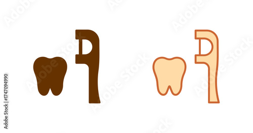 Dental Floss Vector Icon