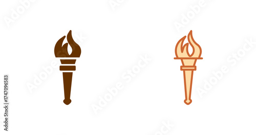 Liberty Torch Vector Icon