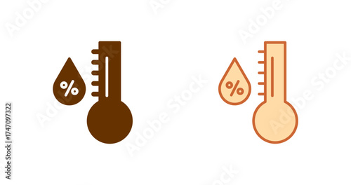 Humidity Levels Vector Icon