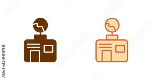 Weather Station Vector Icon