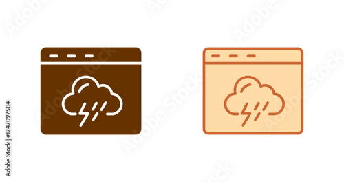 Weather Prediction Vector Icon