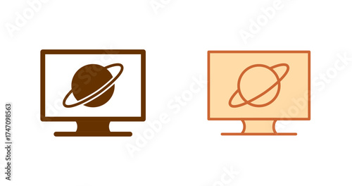Space Technology Vector Icon