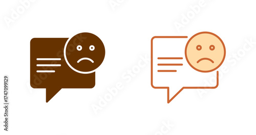 Negative Comments Vector Icon