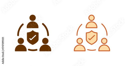 Cybersecurity Team Vector Icon