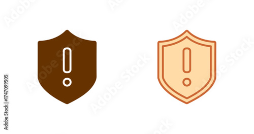 Cybersecurity Alert Vector Icon