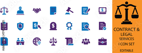 Untitled-16666666666666\

A contract & legal services icon vector illustration .
