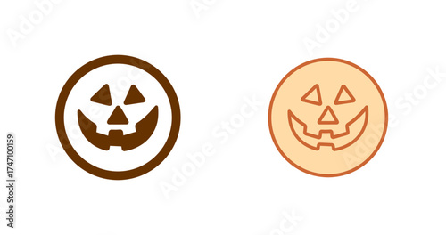 Jack Lantern Face Vector Icon