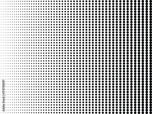 Halftone Gradient Checkerboard Optical Pattern – Abstract Black and White Digital Texture, Seamless Modern Wallpaper, Geometric Op Art Background, Contemporary Graphic Illusion Design for Décor 4