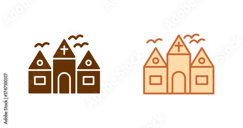 Haunted House Vector Icon