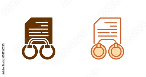 Lawful Arrest Vector Icon