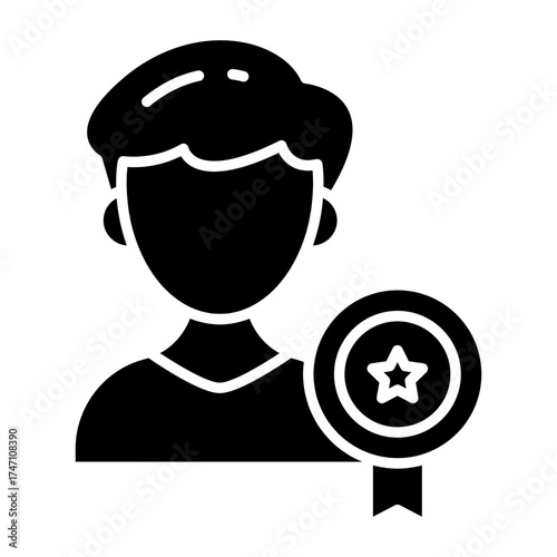 Premium download icon of best employee 