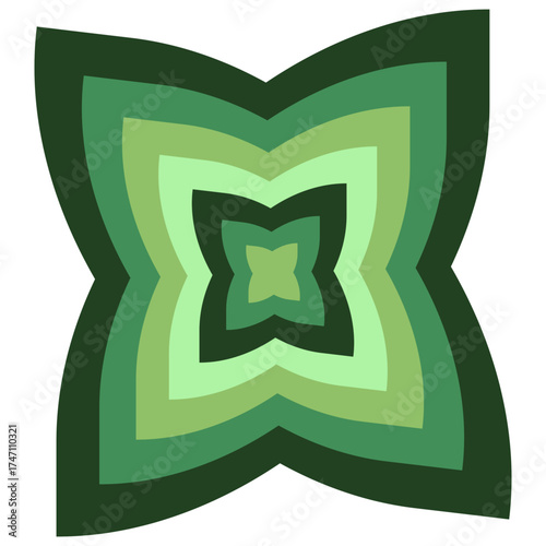 recycle symbol on green background