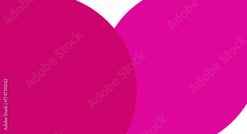 Close up of a large vibrant pink heart shape showing a split design representing love romance and emotional connection vector