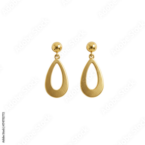 Luxurious Gold Teardrop Earrings: Timeless Jewelry & Accessory