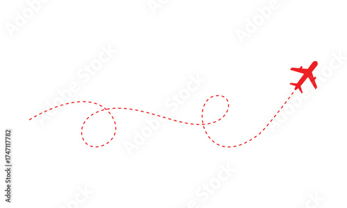 Abstract glowing red light trails and a star shape forming a dynamic energetic pattern isolated on transparent background