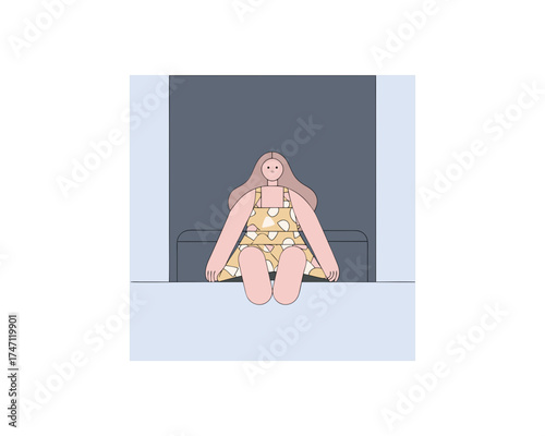Doll vector free SVG download