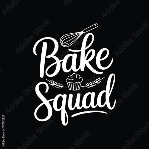 Bake squad. Vector EPS