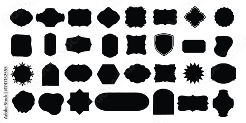 abstract, decorative, set, crest, frame, shapes, miscellaneous, these, vector, collection, modern, illustration, vary, description:, frames, stylized, suitable, complexity, shield, shield-like, elemen