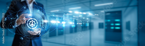 Businessman hand hold change management, organizational transformation, process improvement, leadership adaptation, employee engagement, business agility, transition strategies, cultural alignment