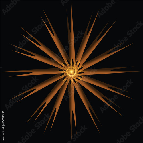abstract background with star