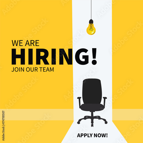 we are hiring vacancy add illustration Vol 04