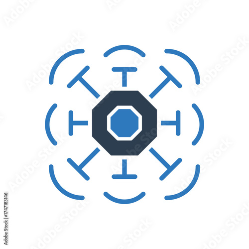 Bacteria Icon	

